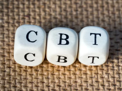 Dice displayed with the letters 